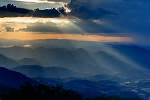 Coucher de soleil sur Brastown Bald