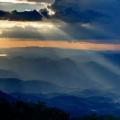 Coucher de soleil sur Brastown Bald