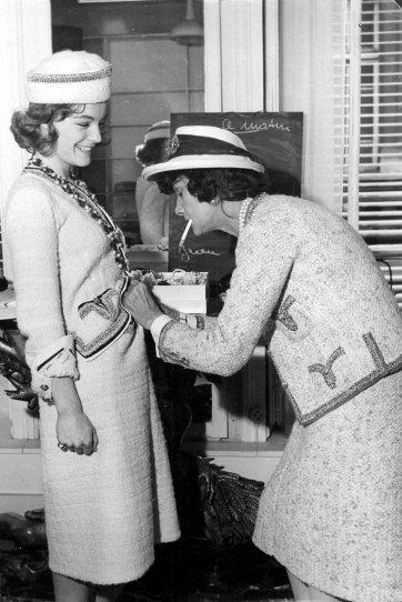 En 1971 romy avec coco chanel